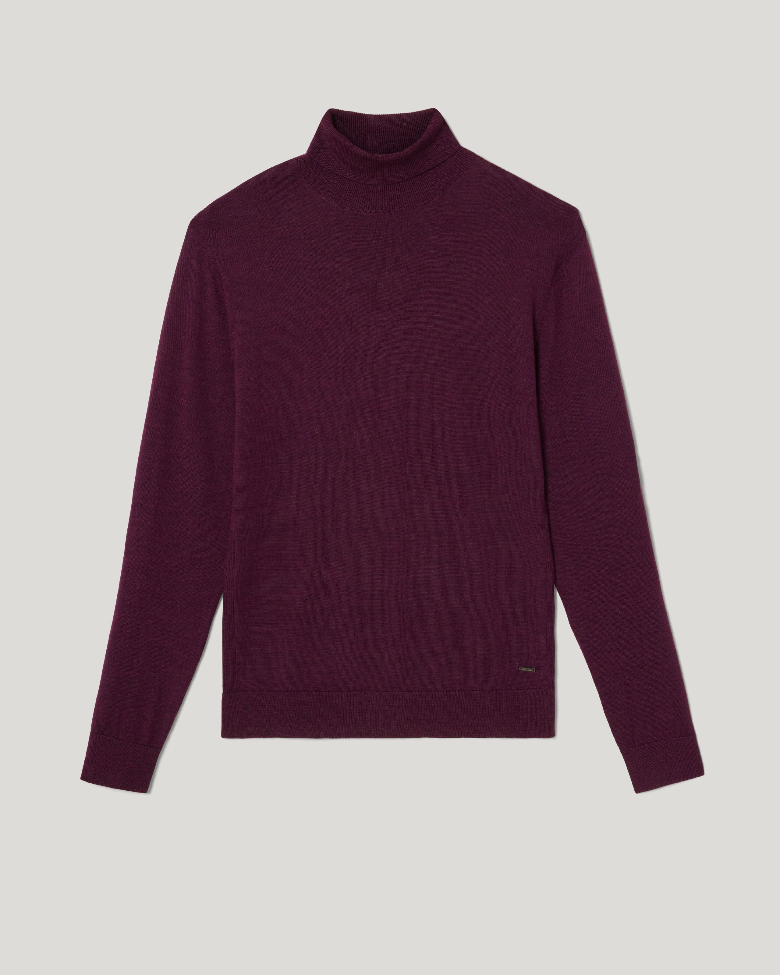 Plum roll neck cheap